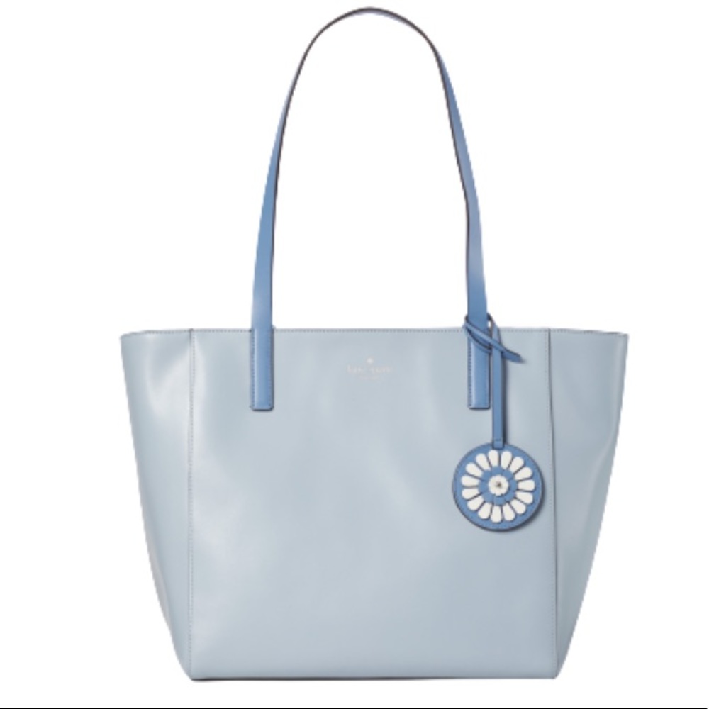 Kate Spade ♠️ Rosa medium tote frosted blue - Picture 4 of 9